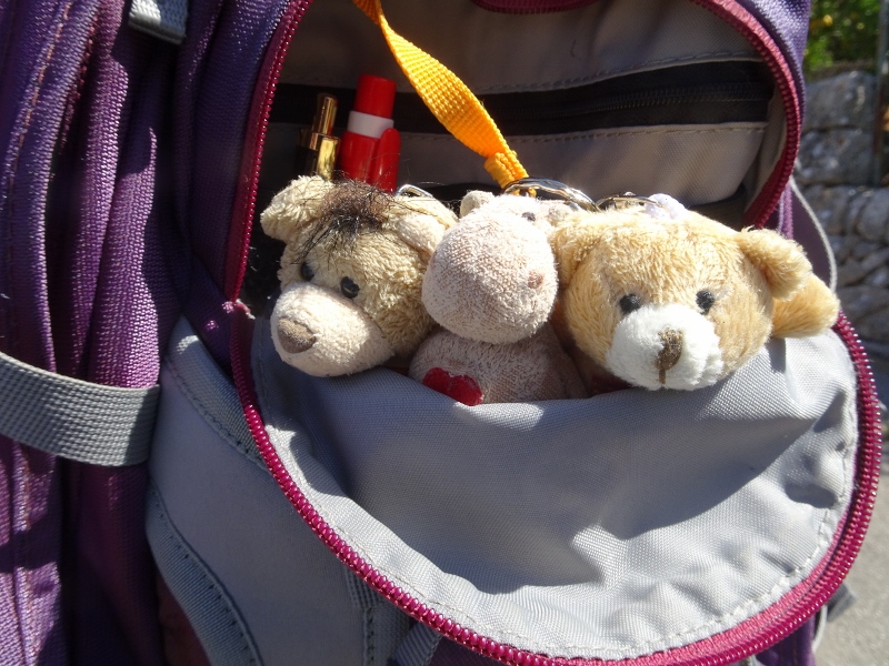 die Jungs auf Wandertour